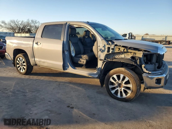 2018 Toyota Tundra 2WD SR5 with VIN 5TFFY5F16JX237455, listed as a Copart auction lot 84060504 with 105,034 mi miles and Salvage Title. Bid and sale history available at carsss.com. Image 4.