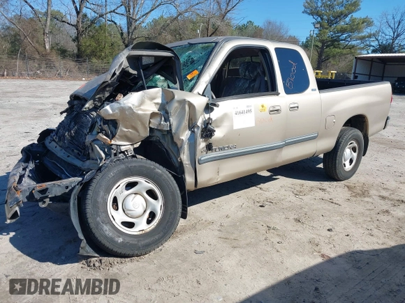 2004 Toyota Tundra SR5 with VIN 5TBRN34114S447624, listed as a IAAI auction lot 41641495 with Not Provided miles and . Bid and sale history available at DreamBid. Image 2.