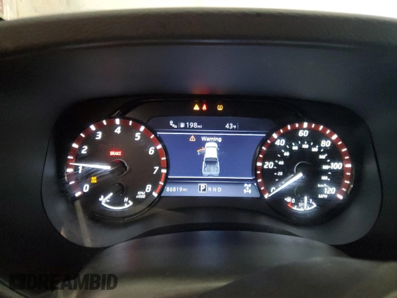 2022 Nissan Frontier SV with VIN 1N6ED1EK4NN664464, listed as a Copart auction lot 48712505 with 86,819 mi miles and Salvage title. Bid and sale history available at DreamBid. Image 9.