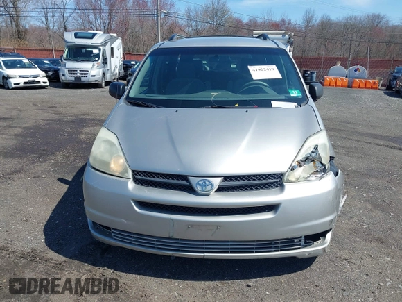 2005 Toyota Sienna CE with VIN 5TDZA23C95S380868, listed as a IAAI auction lot 41922419 with 218,513 mi miles and . Bid and sale history available at DreamBid. Image 12.
