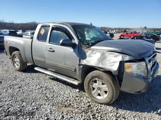 2008 Chevrolet Silverado 1500 LTZ with VIN 1GCEK19J48E196055, listed as a Copart auction lot 46506715 with 0 mi miles and Salvage Title. Bid and sale history available at carsss.com. Image 4.