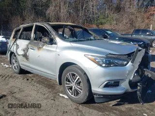 2016 Infiniti QX60 with VIN 5N1AL0MN0GC526960, listed as a IAAI auction lot 41199667 with Not Provided miles. Bid and sale history available at carsss.com. Image 1.