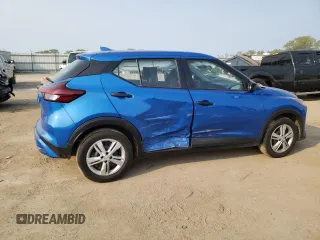 2022 Nissan Kicks S with VIN 3N1CP5BV9NL502811, listed as a Copart auction lot 70958704 with 42,814 mi miles and Salvage Title. Bid and sale history available at carsss.com. Image 3.