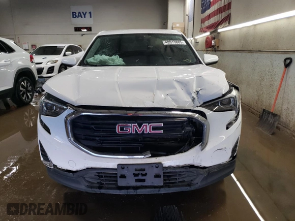 2020 GMC Terrain SLE with VIN 3GKALMEV3LL202544, listed as a Copart auction lot 48913885 with 82,841 mi miles and Salvage Title. Bid and sale history available at carsss.com. Image 5.