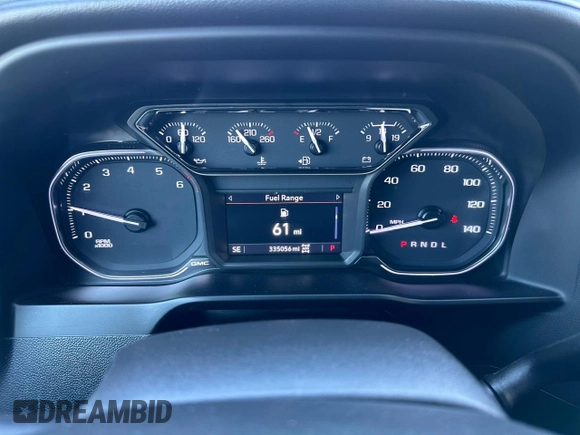 2022 GMC Sierra 1500 SLT with VIN 3GTU9DED6NG150613, listed as a Copart auction lot 60988005 with 335,056 mi miles and Clean title. Bid and sale history available at DreamBid. Image 9.