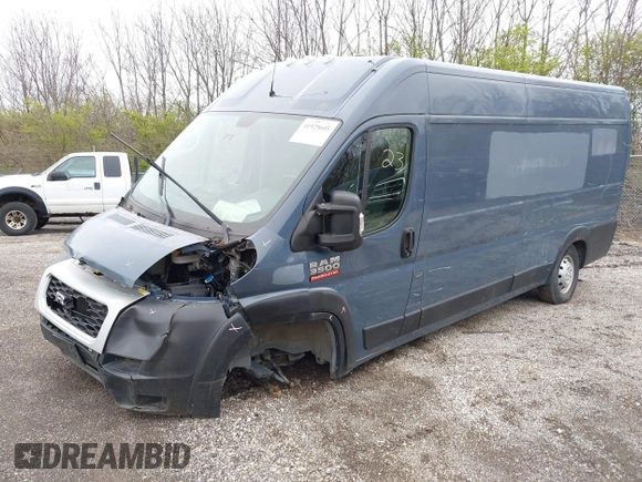 2019 Ram ProMaster Cargo with VIN 3C6URVJG9KE564263, listed as a IAAI auction lot 41929605 with Not Provided miles and . Bid and sale history available at carsss.com. Image 6.