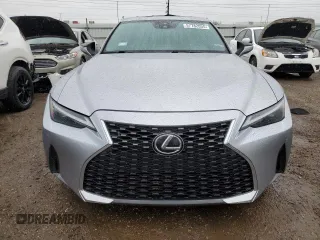 2021 Lexus IS 300 with VIN JTHC81F27M5045772, listed as a Copart auction lot 57782055 with 21,753 mi miles and Salvage title. Bid and sale history available at DreamBid. Image 5.