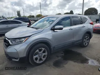 2019 Honda CR-V EX with VIN 7FARW2H54KE046148, listed as a Copart auction lot 51827375 with 58,224 mi miles and Non Repairable. Bid and sale history available at carsss.com. Image 1.