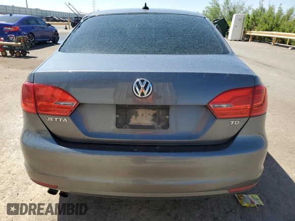 2014 Volkswagen Jetta TDI w/Premium with VIN 3VWLL7AJXEM398033, listed as a Copart auction lot 53503325 with 96,081 mi miles and Salvage title. Bid and sale history available at DreamBid. Image 6.