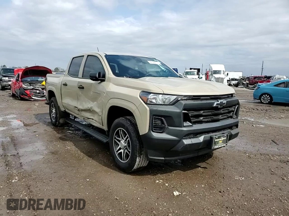 2024 Chevrolet Colorado 2WD Work Truck with VIN 1GCGSBEC7R1190541, listed as a Copart auction lot 47642775 with 14,515 mi miles and Clean title. Bid and sale history available at DreamBid. Image 10.