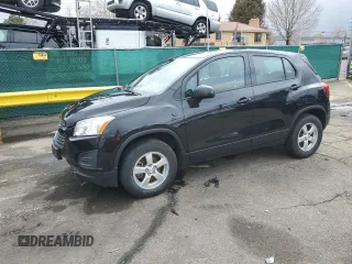 2016 Chevrolet Trax LS with VIN KL7CJNSB7GB631975, listed as a Copart auction lot 47319595 with 80,010 mi miles and Salvage Title. Bid and sale history available at carsss.com. Image 1.