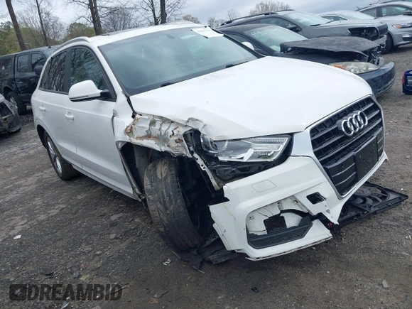 2017 Audi Q3 Premium z VIN WA1BCCFS2HR009908, wystawiony jako IAAI lot #41867249 z przebiegiem 116 804 mil mil oraz . Historia ofert i sprzedaży dostępna na DreamBid. Obrazek 1.