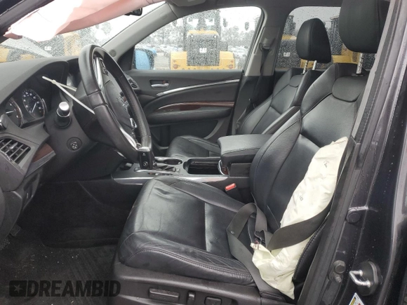2014 Acura MDX Tech Pkg with VIN 5FRYD4H49EB045743, listed as a Copart auction lot 42409225 with 96,194 mi miles and Salvage Title. Bid and sale history available at carsss.com. Image 7.