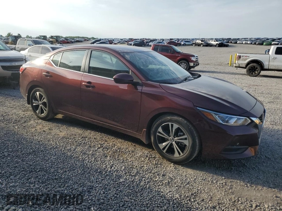 2023 Nissan Sentra SV z VIN 3N1AB8CV6PY261611, wystawiony jako Copart lot #56584035 z przebiegiem 16 632 mil mil oraz Szkoda całkowita • Salvage title. Historia ofert i sprzedaży dostępna na DreamBid. Obrazek 4.