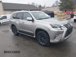 2021 Lexus GX 460 Premium z VIN JTJAM7BX8M5300175, wystawiony jako IAAI lot #41689029 z przebiegiem 46 850 mil mil oraz . Historia ofert i sprzedaży dostępna na DreamBid. Obrazek 1.