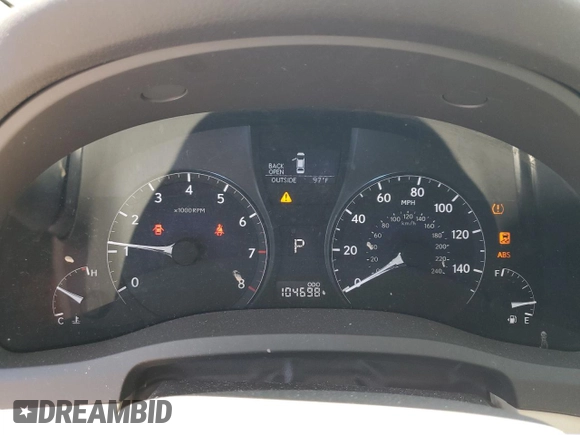 2010 Lexus RX 350 with VIN 2T2BK1BA6AC063864, listed as a Copart auction lot 63141325 with 104,698 mi miles and Salvage title. Bid and sale history available at DreamBid. Image 9.