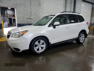 2015 Subaru Forester 2.5i Premium with VIN JF2SJADCXFH569871, listed as a Copart auction lot 52461345 with 124,030 mi miles and Salvage Title. Bid and sale history available at carsss.com. Image 1.