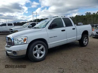 2007 Dodge 1500 SLT z VIN 1D7HA18P37S153662, wystawiony jako Copart lot #46486335 z przebiegiem 138 259 mil mil oraz Szkoda całkowita • Salvage title. Historia ofert i sprzedaży dostępna na DreamBid. Obrazek 1.