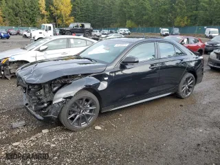 2023 Cadillac CT4 Sport with VIN 1G6DG5RK5P0117343, listed as a Copart auction lot 78180934 with 6,642 mi miles and Salvage Title. Bid and sale history available at carsss.com. Image 1.
