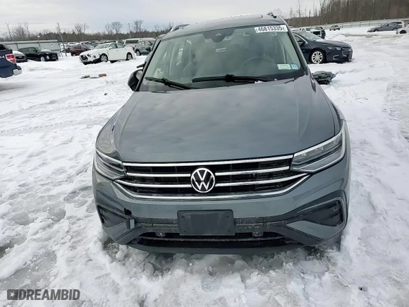 2022 Volkswagen Tiguan SE with VIN 3VV2B7AX5NM152997, listed as a Copart auction lot 46815335 with 24,666 mi miles and Salvage Title. Bid and sale history available at carsss.com. Image 11.