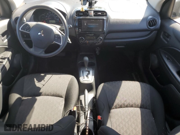 2023 Mitsubishi Mirage ES z VIN ML32AUHJ5PH000570, wystawiony jako Copart lot #53582405 z przebiegiem 7 858 mil mil oraz Szkoda całkowita • Salvage title. Historia ofert i sprzedaży dostępna na DreamBid. Obrazek 8.