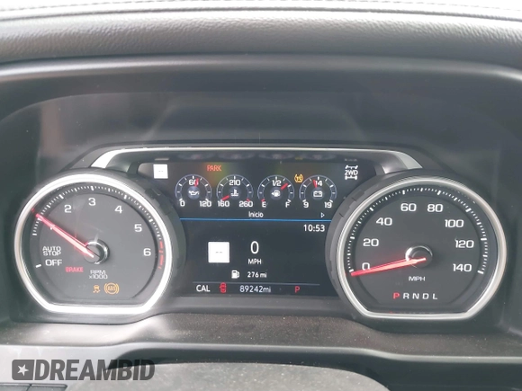 2021 Chevrolet Silverado 1500 LTZ with VIN 1GCUYGED1MZ332125, listed as a IAAI auction lot 40175934 with 89,242 mi miles and . Bid and sale history available at DreamBid. Image 7.