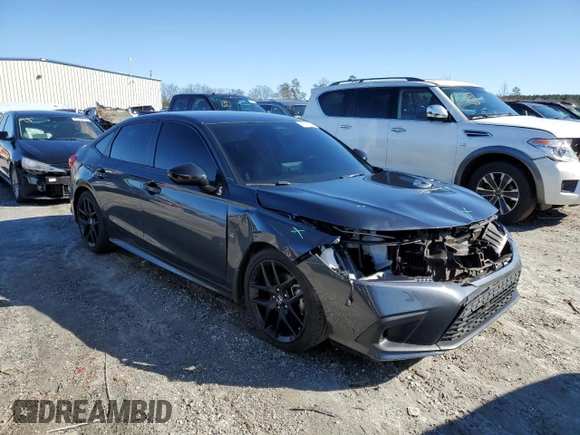 2024 Honda Civic Sedan Sport with VIN 2HGFE2F54RH557384, listed as a Copart auction lot 86197414 with 30,699 mi miles and Salvage Title. Bid and sale history available at carsss.com. Image 4.