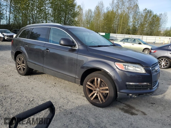 2007 Audi Q7 Premium with VIN WA1BY74L27D063242, listed as a Copart auction lot 53144805 with 139,598 mi miles and Clean Title. Bid and sale history available at carsss.com. Image 4.