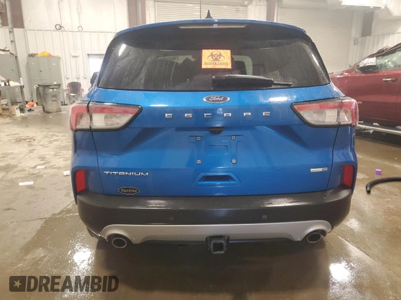 2020 Ford Escape Titanium с VIN 1FMCU9J97LUB29123, выставлен на аукционе Copart как лот 52512255 с пробегом 76 687 миль миль и На запчасти • Non repairable. История ставок и продаж доступна на DreamBid. Изображение 6.