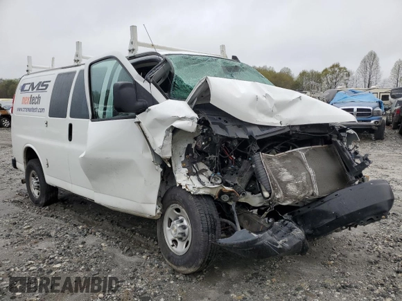 2020 Chevrolet Express Cargo with VIN 1GCWGAFP7L1271104, listed as a Copart auction lot 50661145 with Not provided miles and Salvage title. Bid and sale history available at DreamBid. Image 4.