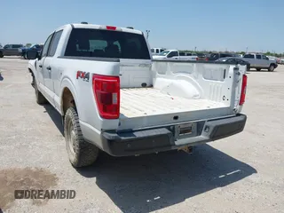 2022 Ford F-150 XL with VIN 1FTFW1E57NKE11717, listed as a IAAI auction lot 42115356 with 50,315 mi miles and . Bid and sale history available at carsss.com. Image 3.