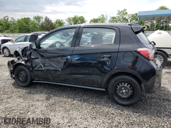 2022 Mitsubishi Mirage ES с VIN ML32AUHJ7NH009249, выставлен на аукционе Copart как лот 55214495 с пробегом 50 861 миль миль и Списание • Salvage title. История ставок и продаж доступна на DreamBid. Изображение 2.