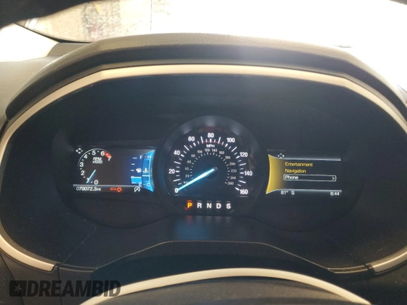 2019 Ford Edge SEL with VIN 2FMPK4J9XKBB95468, listed as a Copart auction lot 62080795 with 79,072 mi miles and Salvage title. Bid and sale history available at DreamBid. Image 9.