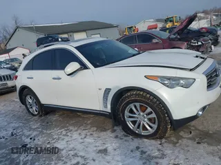 2015 Infiniti QX70 with VIN JN8CS1MW4FM481257, listed as a IAAI auction lot 41390187 with 127,892 mi miles and . Bid and sale history available at DreamBid. Image 13.