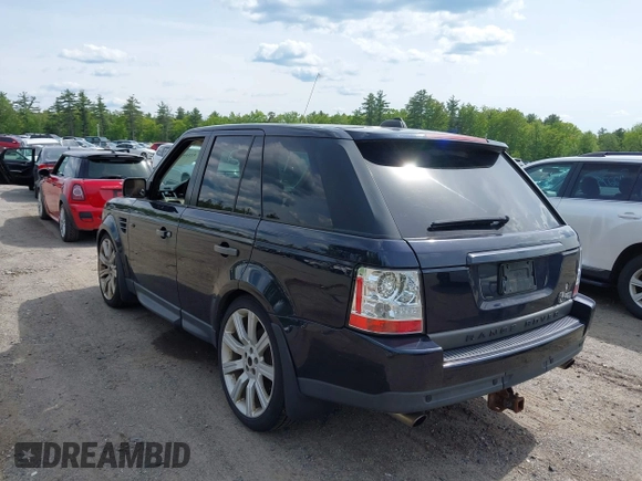 2007 Land Rover Range Rover Sport SC with VIN SALSH23497A109890, listed as a IAAI auction lot 42359680 with 185,509 mi miles and . Bid and sale history available at DreamBid. Image 3.