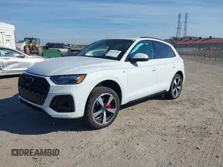 2024 Audi Q5 S line Premium Plus with VIN WA1EAAFY1R2143511, listed as a IAAI auction lot 40736946 with 1,125 mi miles and . Bid and sale history available at DreamBid. Image 18.