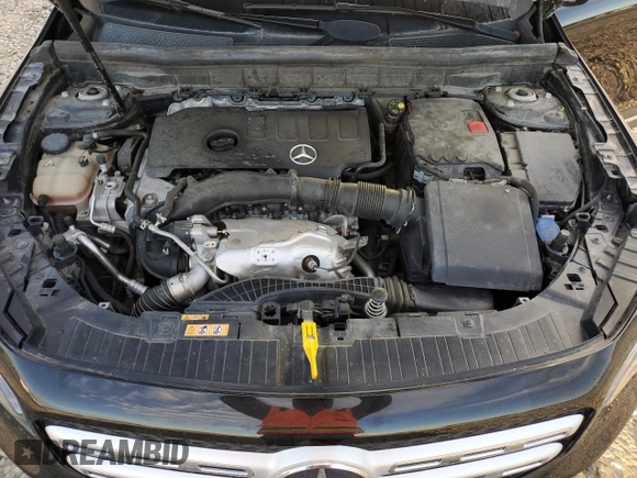 2020 Mercedes-Benz GLB with VIN WDC4M4GB1LW007779, listed as a Copart auction lot 46253265 with 71,287 mi miles and Salvage Title. Bid and sale history available at carsss.com. Image 12.