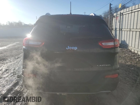 2017 Jeep Cherokee Limited with VIN 1C4PJMDS4HD239201, listed as a Copart auction lot 46527715 with 144,790 mi miles and Salvage Title. Bid and sale history available at carsss.com. Image 6.