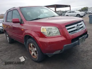 2006 Honda Pilot EX-L with VIN 5FNYF18626B022642, listed as a IAAI auction lot 41115722 with 283,756 mi miles and . Bid and sale history available at DreamBid. Image 1.
