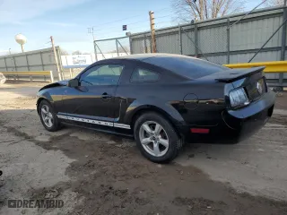 2008 Ford Mustang Deluxe with VIN 1ZVHT80N485195052, listed as a Copart auction lot 46899615 with 230,583 mi miles and Salvage Title. Bid and sale history available at carsss.com. Image 2.