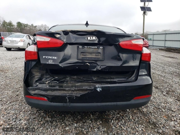 2015 Kia Forte LX with VIN KNAFK4A6XF5409260, listed as a Copart auction lot 42457155 with 197,145 mi miles and Salvage Title. Bid and sale history available at carsss.com. Image 6.