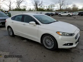 2014 Ford Fusion Titanium with VIN 3FA6P0K91ER175369, listed as a Copart auction lot 52741835 with 134,138 mi miles and Salvage Title. Bid and sale history available at carsss.com. Image 4.
