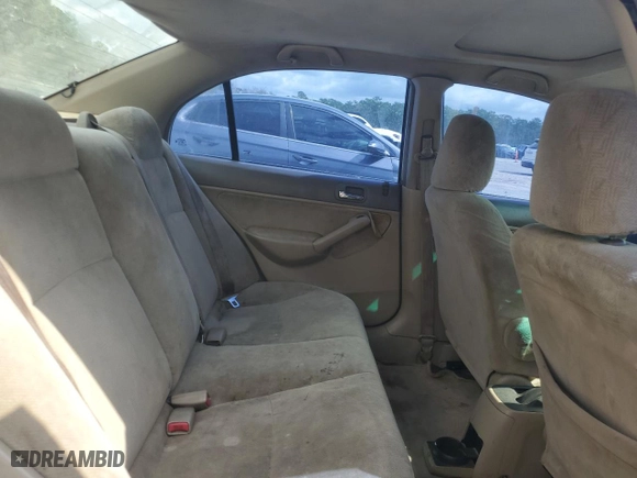 2002 Honda Civic EX with VIN 1HGES26782L002498, listed as a Copart auction lot 48849655 with 243,585 mi miles and Salvage Title. Bid and sale history available at carsss.com. Image 10.