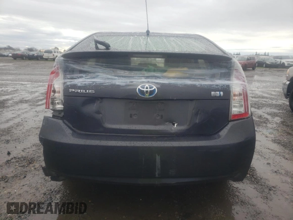 2012 Toyota Prius One with VIN JTDKN3DU1C5387206, listed as a Copart auction lot 43569975 with 197,325 mi miles and Salvage Title. Bid and sale history available at carsss.com. Image 6.