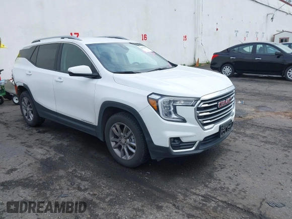 2023 GMC Terrain SLT with VIN 3GKALVEG9PL181051, listed as a IAAI auction lot 41871295 with 51,402 mi miles and . Bid and sale history available at carsss.com. Image 1.