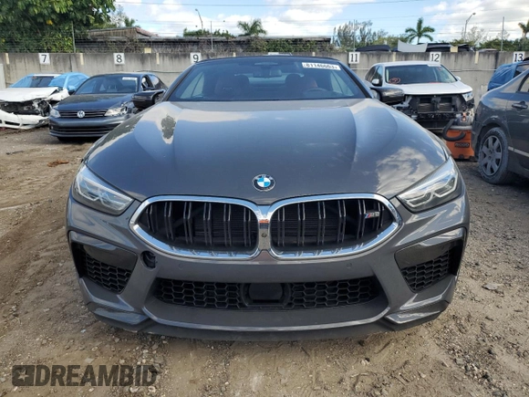 2020 BMW M8 Competition z VIN WBSDZ0C07LCD56155, wystawiony jako Copart lot #81146663 z przebiegiem 16 085 mil mil oraz . Historia ofert i sprzedaży dostępna na DreamBid. Obrazek 5.