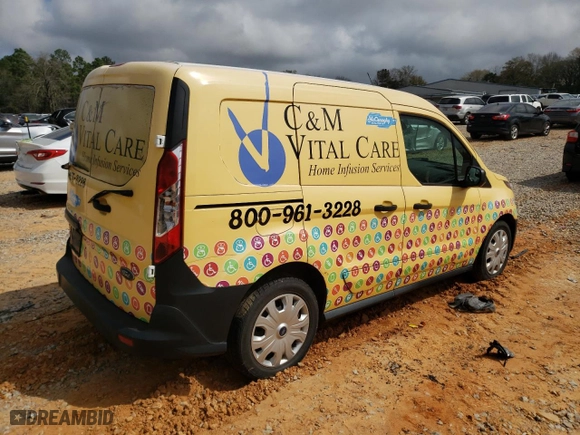 2019 Ford Transit Connect Van XL with VIN NM0LS6E26K1405875, listed as a Copart auction lot 47010055 with 188,930 mi miles and Clean Title. Bid and sale history available at carsss.com. Image 3.
