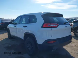 2016 Jeep Cherokee Sport with VIN 1C4PJLAS4GW329417, listed as a IAAI auction lot 41355231 with 151,680 mi miles. Bid and sale history available at carsss.com. Image 3.