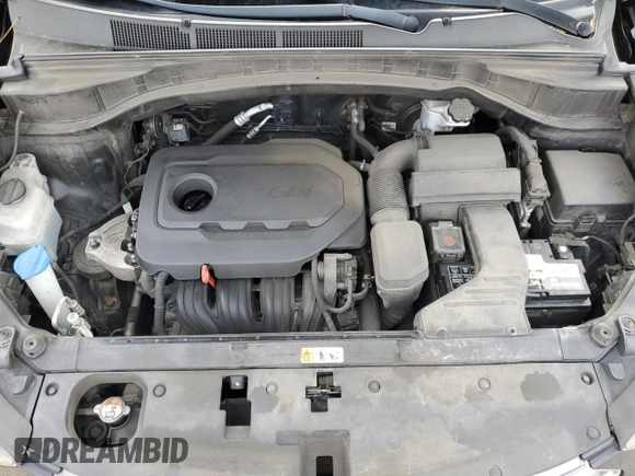 2018 Hyundai Santa Fe 2.4L with VIN 5NMZUDLB6JH099571, listed as a Copart auction lot 60960385 with 147,004 mi miles and Salvage title. Bid and sale history available at DreamBid. Image 12.