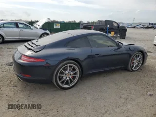 2014 Porsche 911 Carrera with VIN WP0AA2A99ES106694, listed as a Copart auction lot 53679415 with 36,039 mi miles and Salvage Title. Bid and sale history available at carsss.com. Image 3.